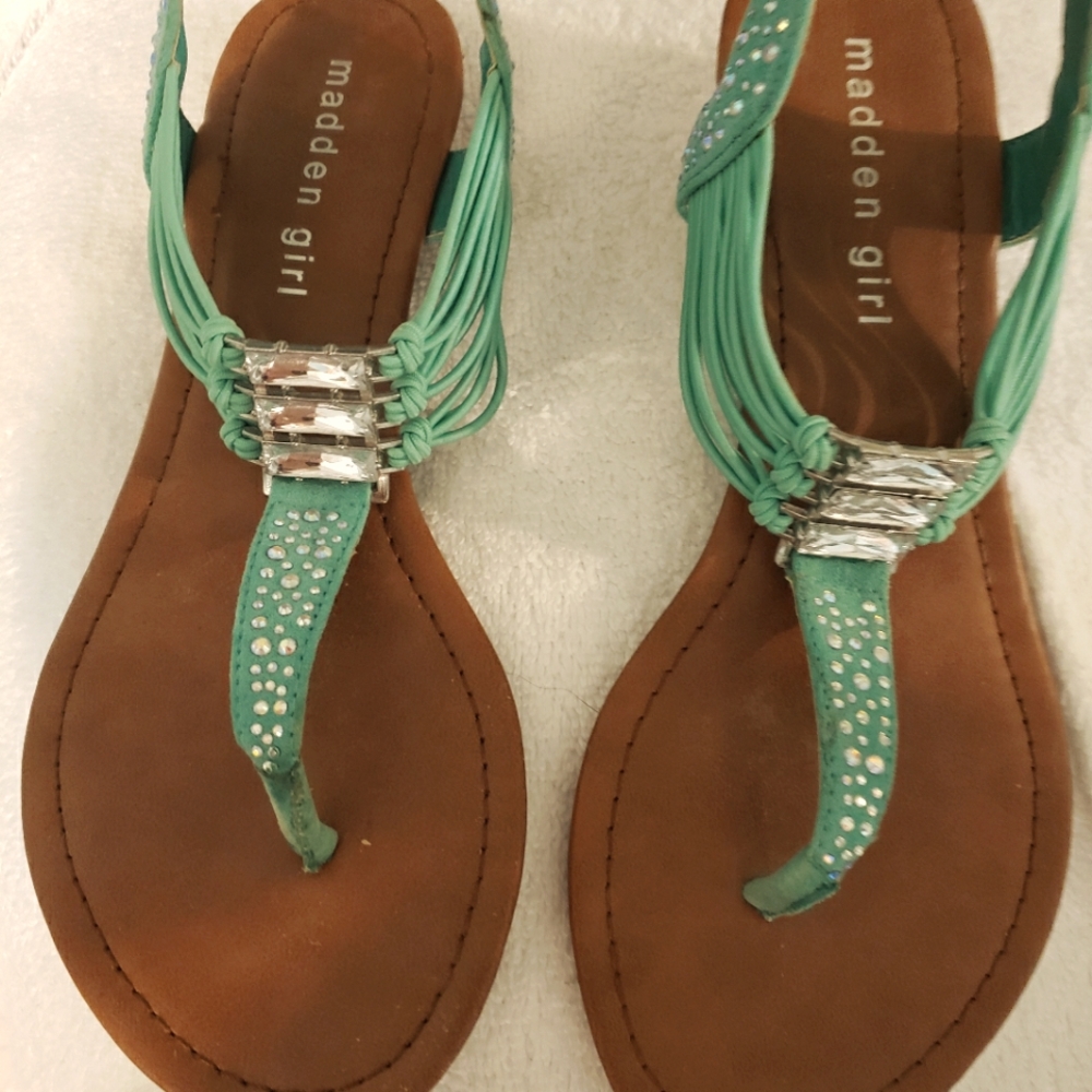 Mint Madden Girl Trixie Sandals